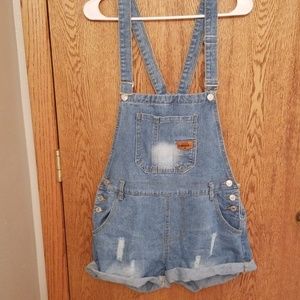Denim Overalls